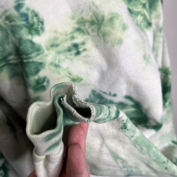 Vintage Ultimate Hanes Cotton Tie Dye Crop Top Sweater - Picture 7 of 7